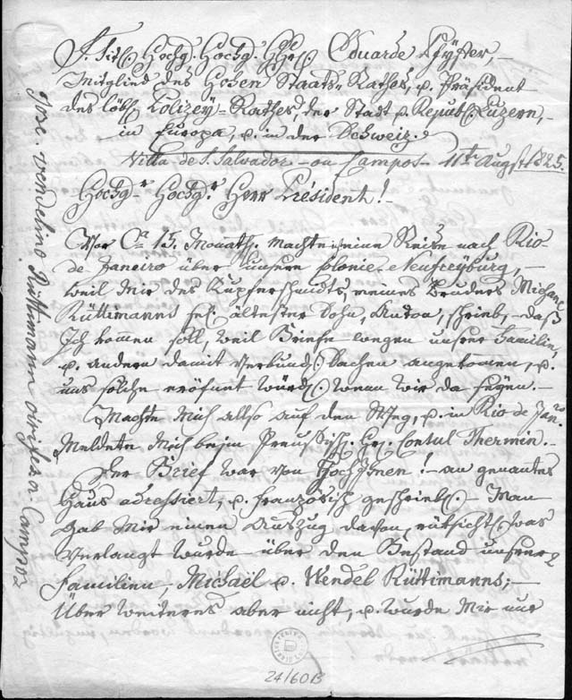 Brief Rüttimann