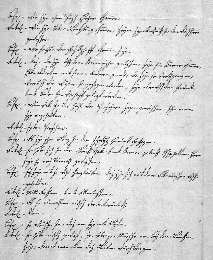 Verhöre mit den Zigeunern Hans Georg und Anton Rosenberger, 1721 - Seite 2