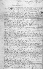 Brief des Auswanderers Anton Unternährer aus Chicago, 1847