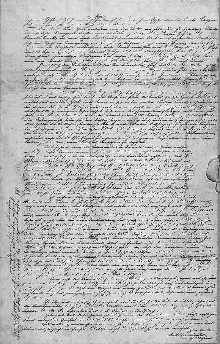 Brief des Auswanderers Anton Unternährer, 1847 - Seite 3
