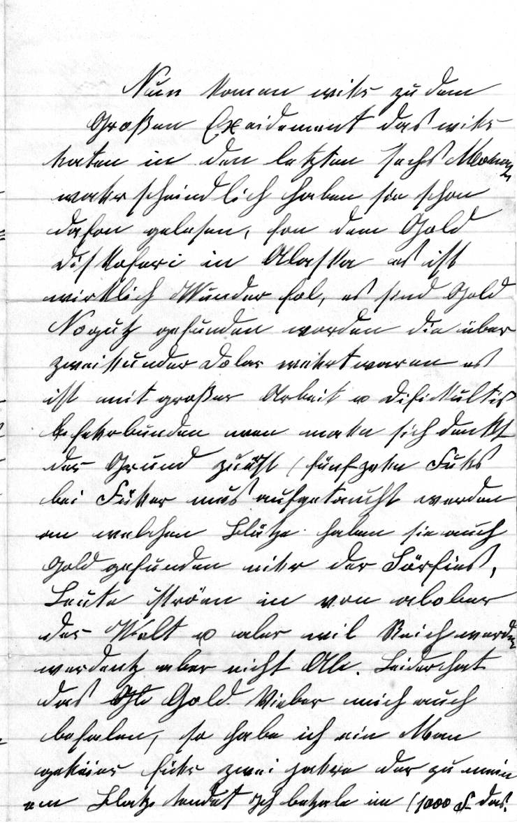 Brief des Auswanderers Josef Schnider von Flühli, 1898 - Seite 3